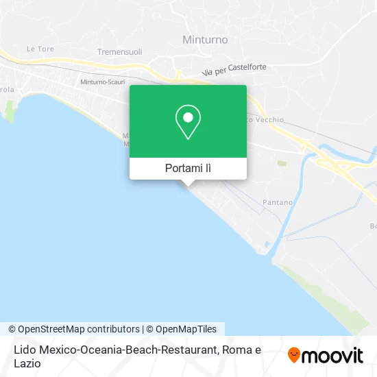 Mappa Lido Mexico-Oceania-Beach-Restaurant