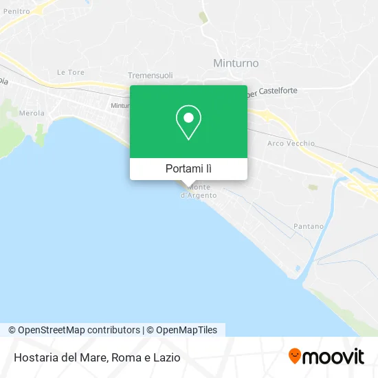 Mappa Hostaria del Mare