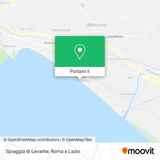 Mappa Spiaggia di Levante