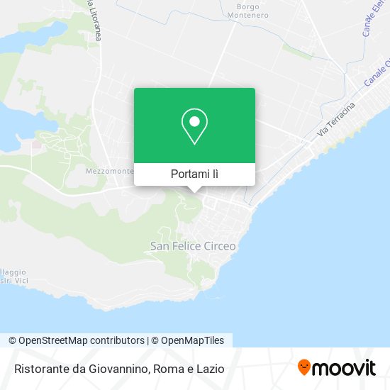 Mappa Ristorante da Giovannino