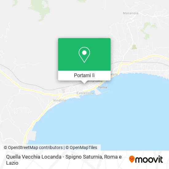 Mappa Quella Vecchia Locanda - Spigno Saturnia