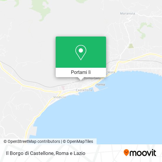Mappa Il Borgo di Castellone