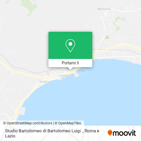 Mappa Studio Bartolomeo di Bartolomeo Luigi .