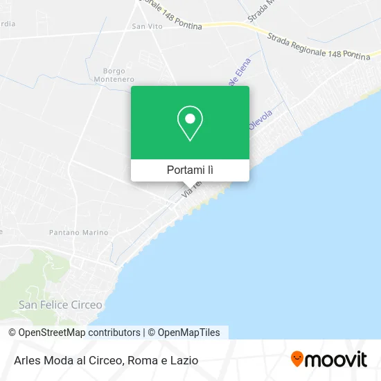 Mappa Arles Moda al Circeo