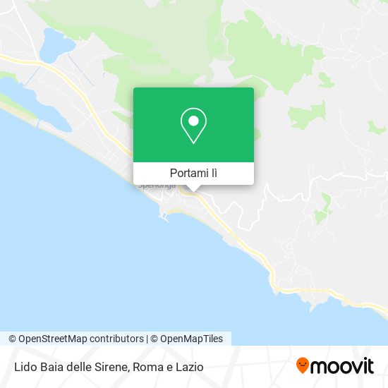 Mappa Lido Baia delle Sirene