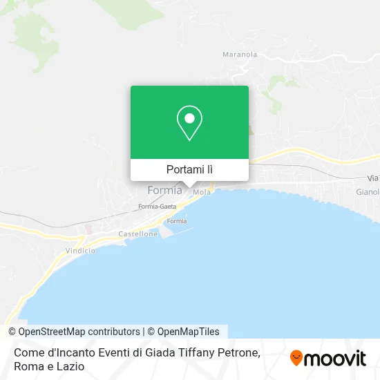 Mappa Come d'Incanto Eventi di Giada Tiffany Petrone