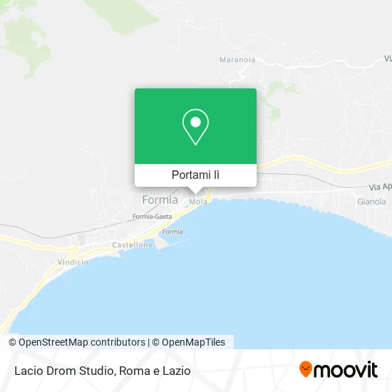Mappa Lacio Drom Studio