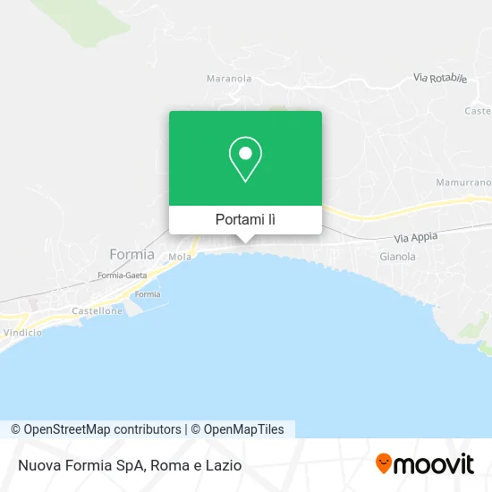 Mappa Nuova Formia SpA