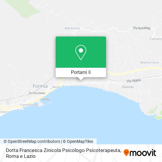 Mappa Dotta Francesca Zinicola Psicologo Psicoterapeuta