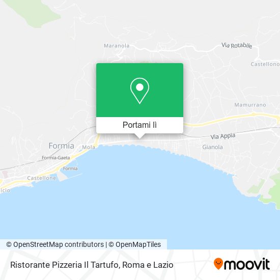 Mappa Ristorante Pizzeria Il Tartufo