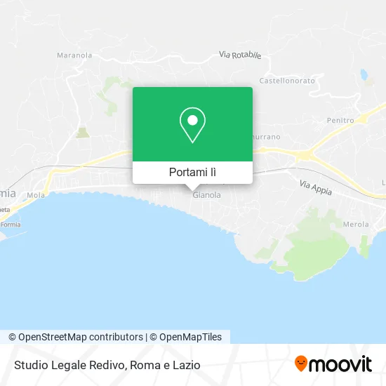 Mappa Studio Legale Redivo