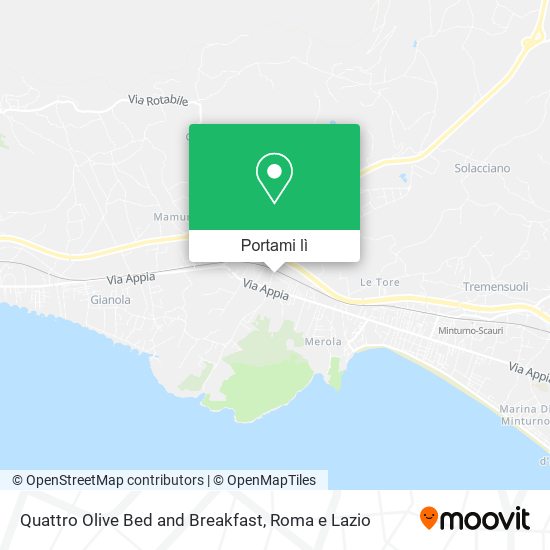 Mappa Quattro Olive Bed and Breakfast