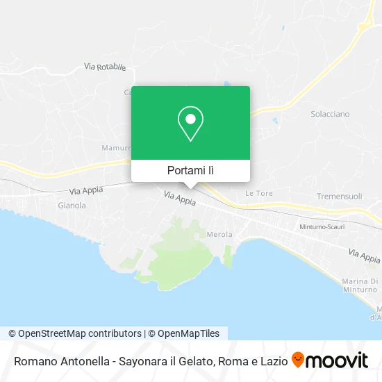 Mappa Romano Antonella - Sayonara il Gelato