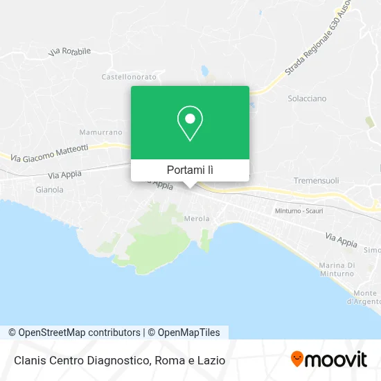 Mappa Clanis Centro Diagnostico