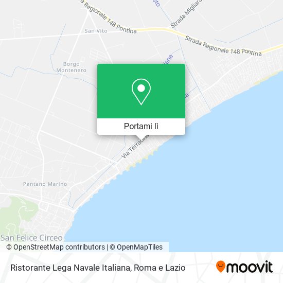 Mappa Ristorante Lega Navale Italiana