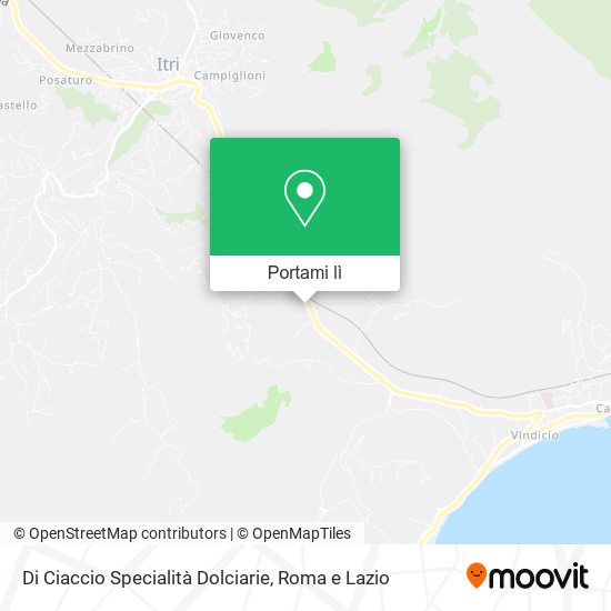 Mappa Di Ciaccio Specialità Dolciarie