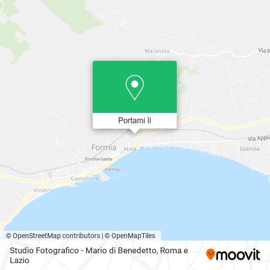 Mappa Studio Fotografico - Mario di Benedetto