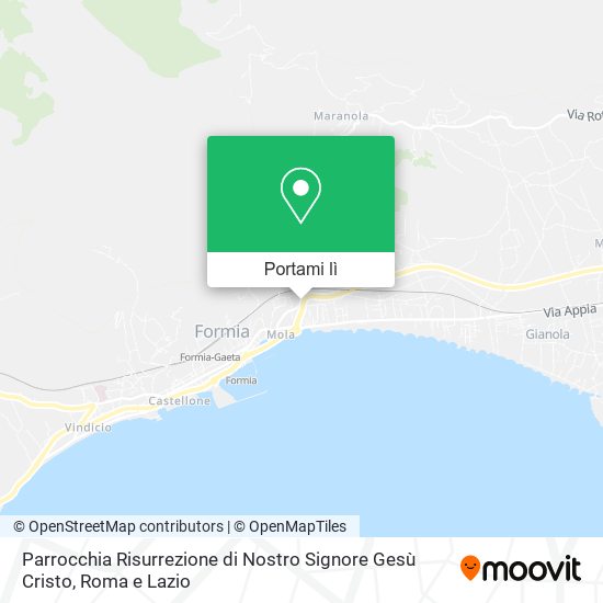 Mappa Parrocchia Risurrezione di Nostro Signore Gesù Cristo