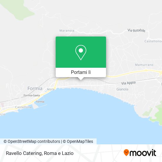 Mappa Ravello Catering