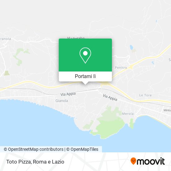 Mappa Toto Pizza