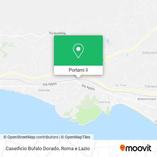 Mappa Caseificio Bufalo Dorado