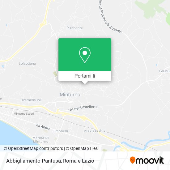 Mappa Abbigliamento Pantusa