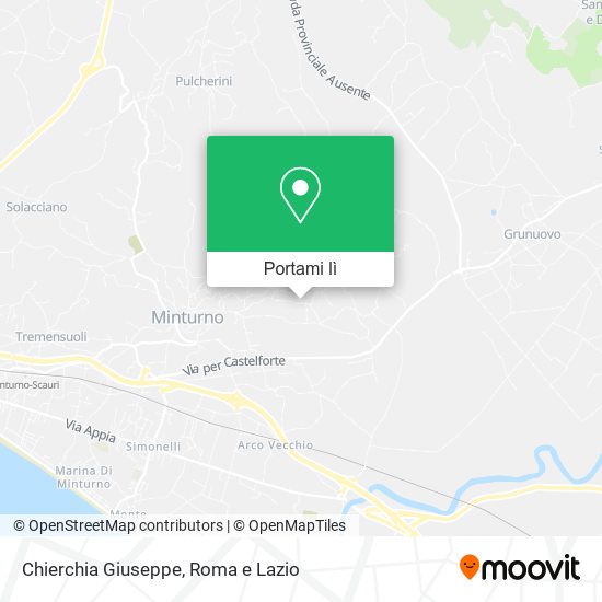 Mappa Chierchia Giuseppe