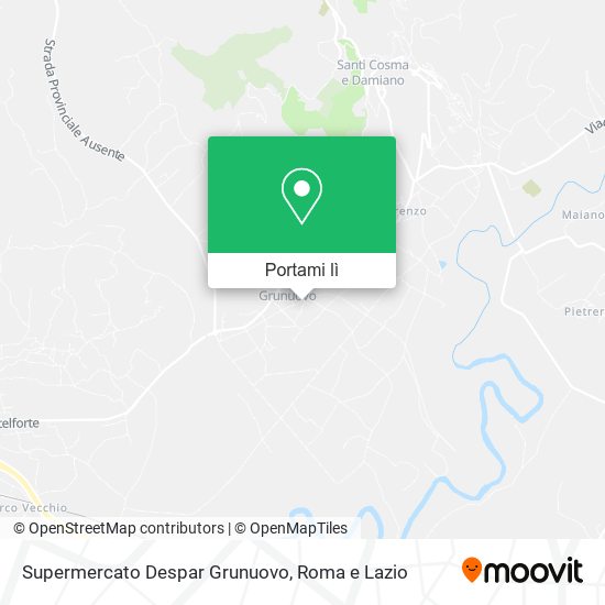 Mappa Supermercato Despar Grunuovo