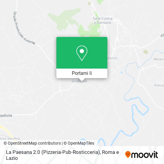 Mappa La Paesana 2.0 (Pizzeria-Pub-Rosticceria)