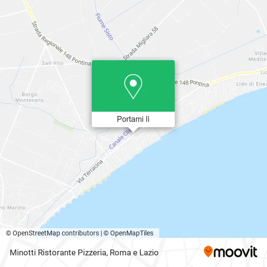 Mappa Minotti Ristorante Pizzeria