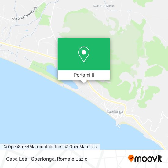 Mappa Casa Lea - Sperlonga