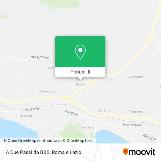 Mappa A Due Passi da B&B