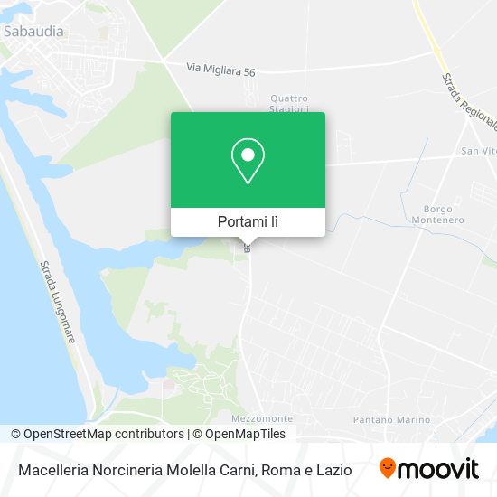 Mappa Macelleria Norcineria Molella Carni