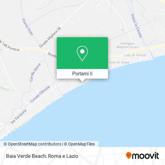 Mappa Baia Verde Beach