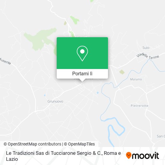Mappa Le Tradizioni Sas di Tucciarone Sergio & C.