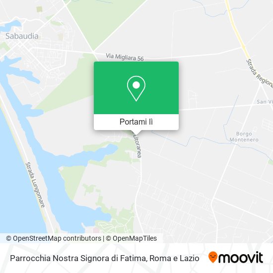 Mappa Parrocchia Nostra Signora di Fatima