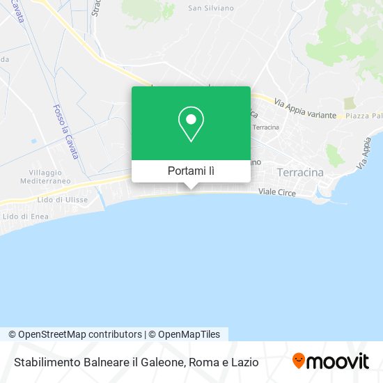 Mappa Stabilimento Balneare il Galeone