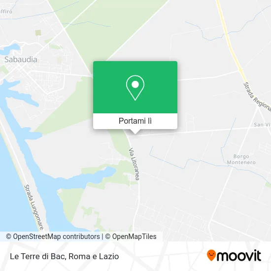 Mappa Le Terre di Bac