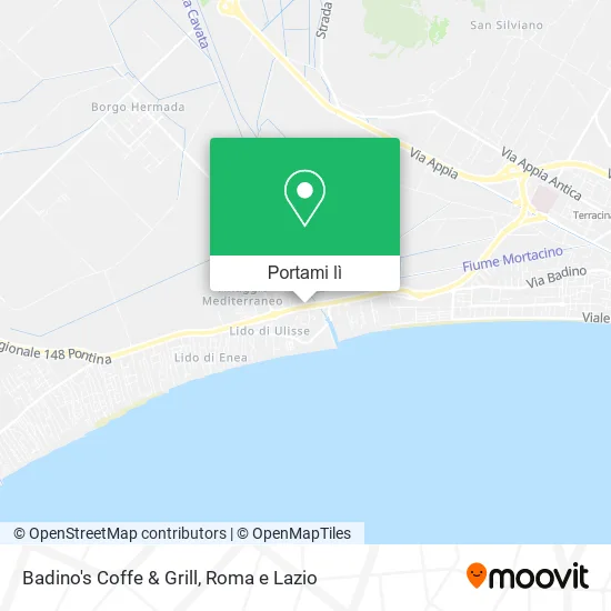 Mappa Badino's Coffe & Grill