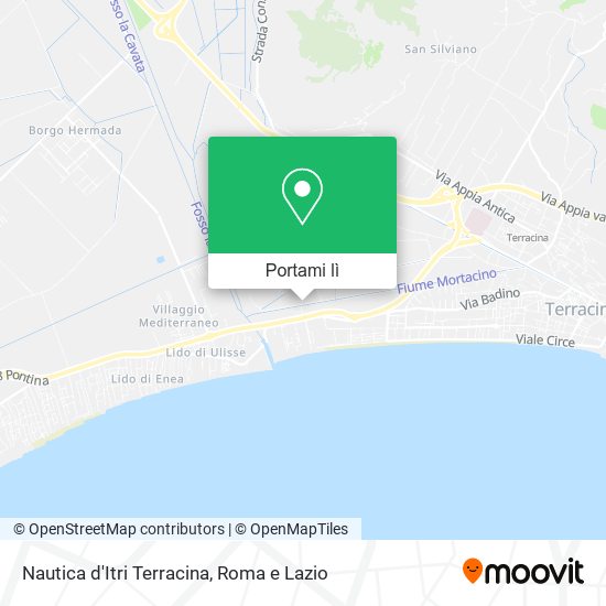 Mappa Nautica d'Itri Terracina