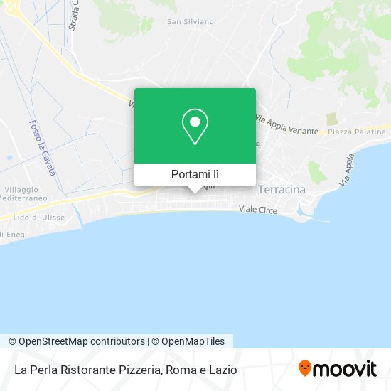 Mappa La Perla Ristorante Pizzeria