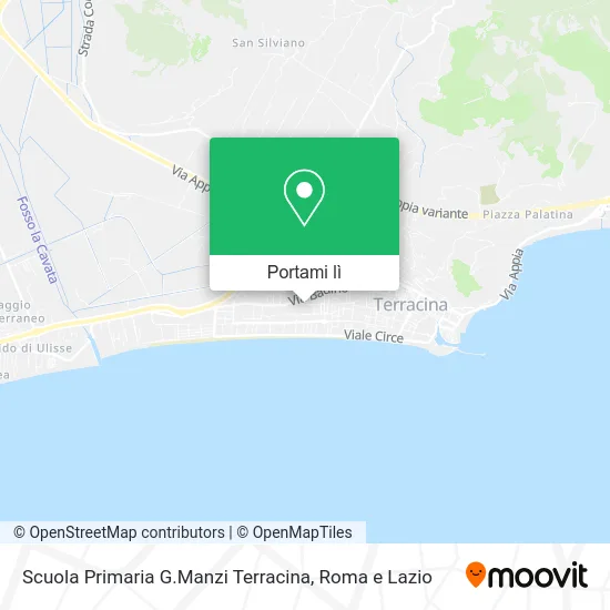 Mappa Scuola Primaria G.Manzi Terracina