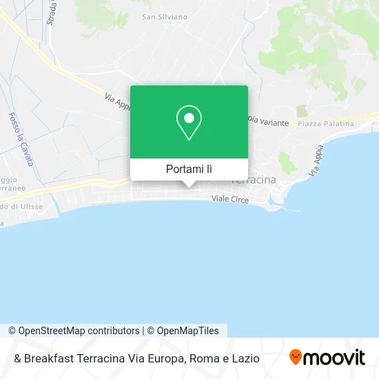 Mappa & Breakfast Terracina Via Europa