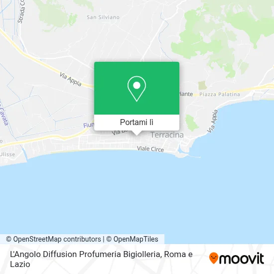 Mappa L'Angolo Diffusion Profumeria Bigiolleria