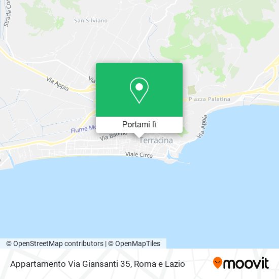 Mappa Appartamento Via Giansanti 35