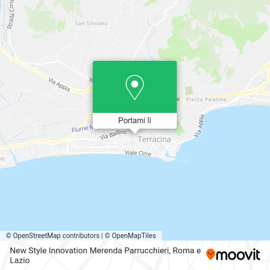 Mappa New Style Innovation Merenda Parrucchieri