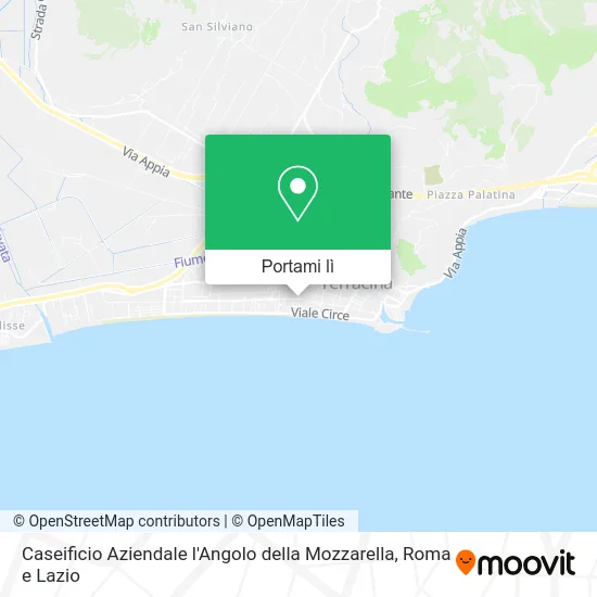 Mappa Caseificio Aziendale l'Angolo della Mozzarella
