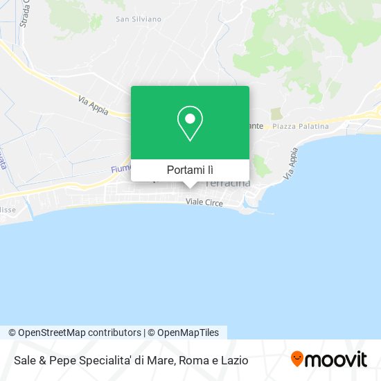 Mappa Sale & Pepe Specialita' di Mare