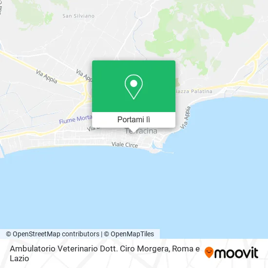 Mappa Ambulatorio Veterinario Dott. Ciro Morgera
