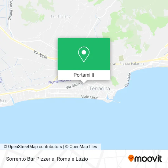 Mappa Sorrento Bar Pizzeria